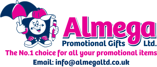 No Minimum Order Quantity Promotional Products From Almega Promotional Gifts Limited